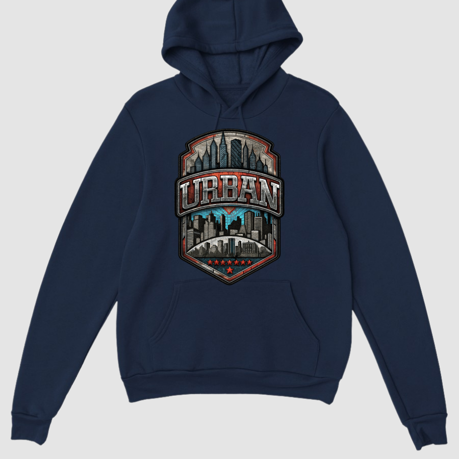 Hoodie Basic Kadın Lacivert